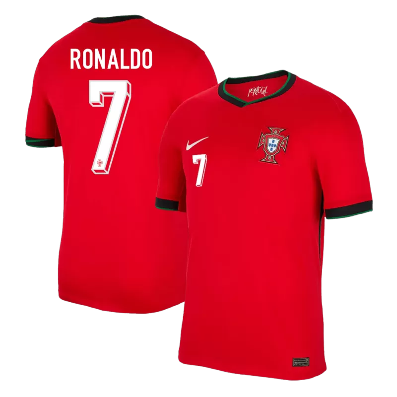 RONALDO #7 Portugal Maillot domicile de football Euro