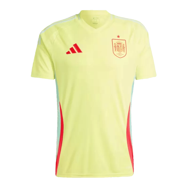 Spain Away Soccer Jersey Euro