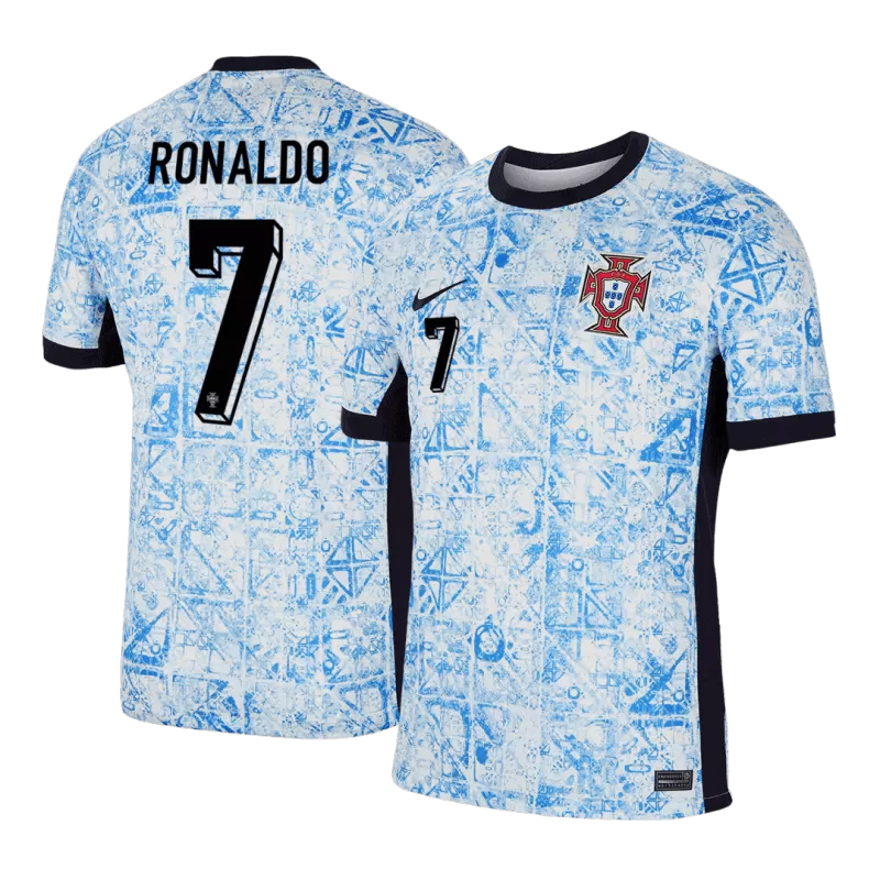 RONALDO #7 Portugal Maillot extérieur Euro