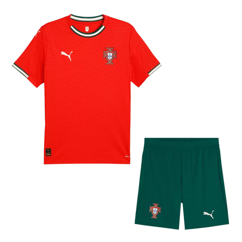 Maillot domicile de l'équipe nationale de football du Portugal (maillot + short) 2025
