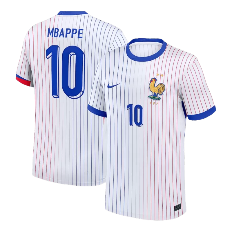 MBAPPE #10 France Maillot extérieur de football Euro