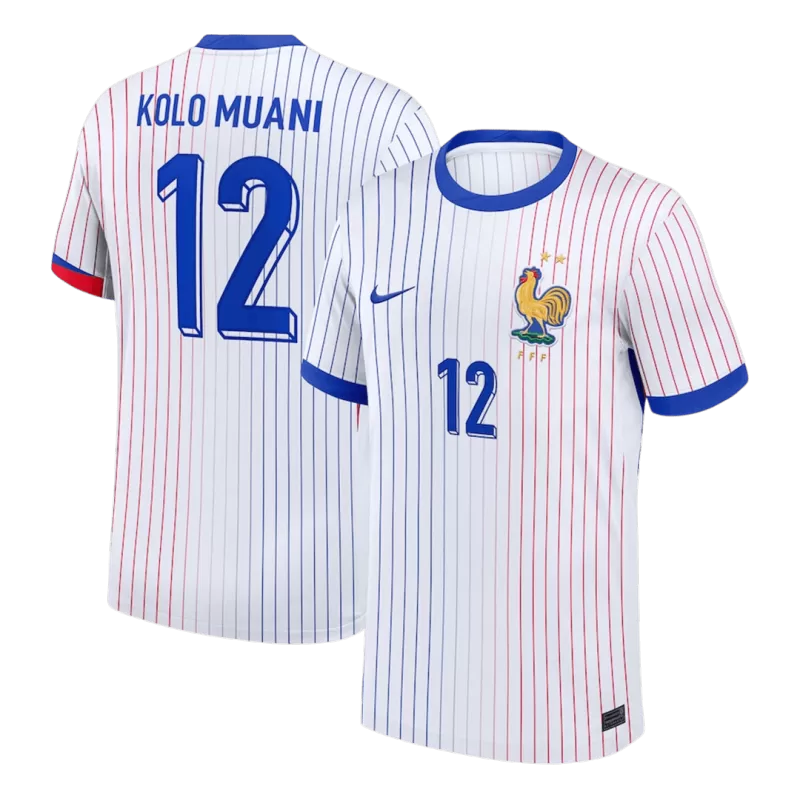Maillot de foot KOLO MUANI #12 France extérieur