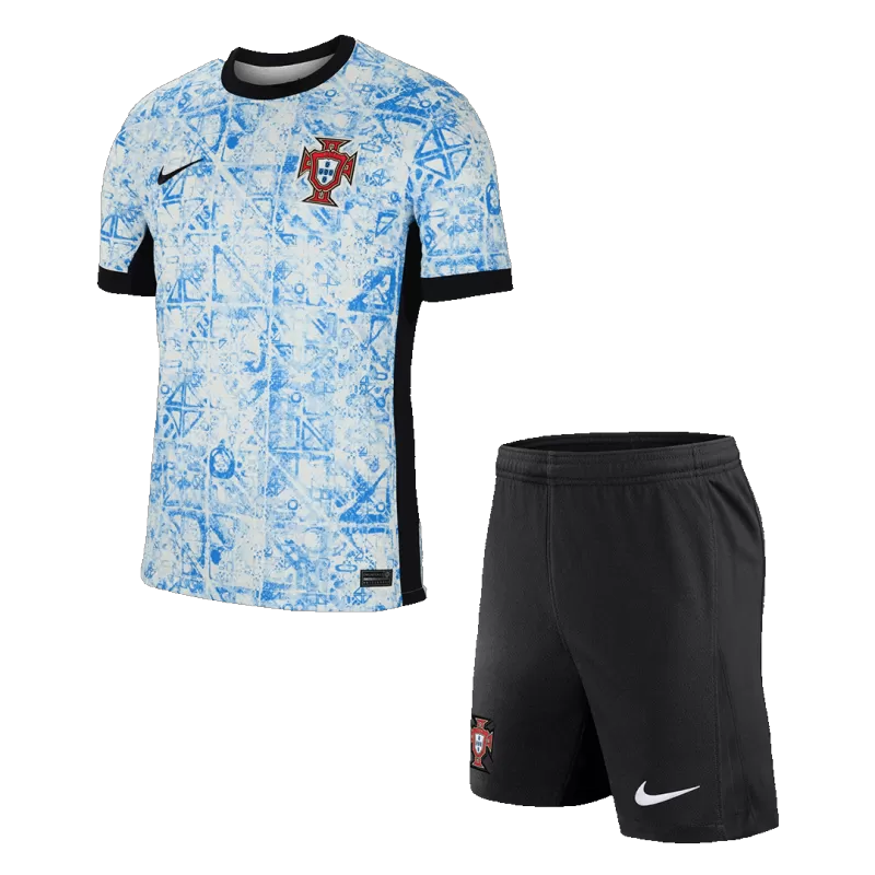 Tenue extérieure du Portugal (Maillot + Short) Euro