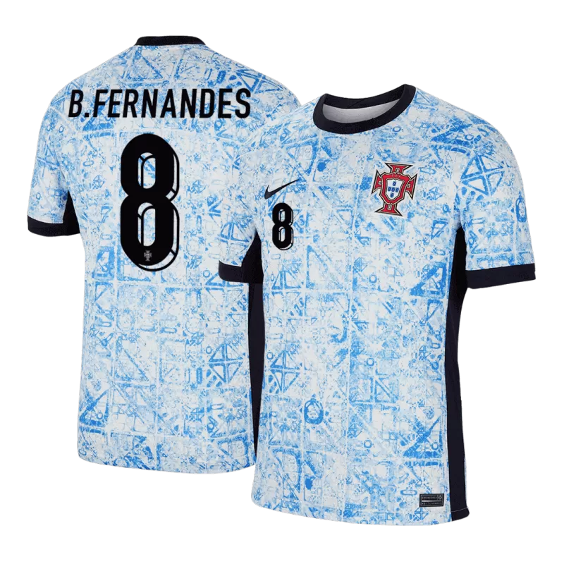 B.FERNANDES #8 Portugal Maillot de foot extérieur Euro