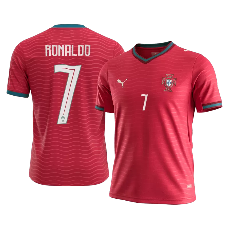 Maillot domicile de football du Portugal RONALDO #7 2026