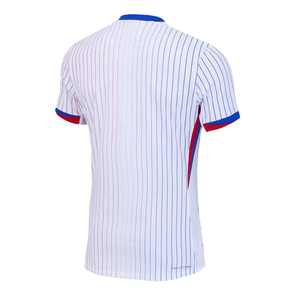 Maillot de football authentique de l'équipe de France à l'extérieur Euro