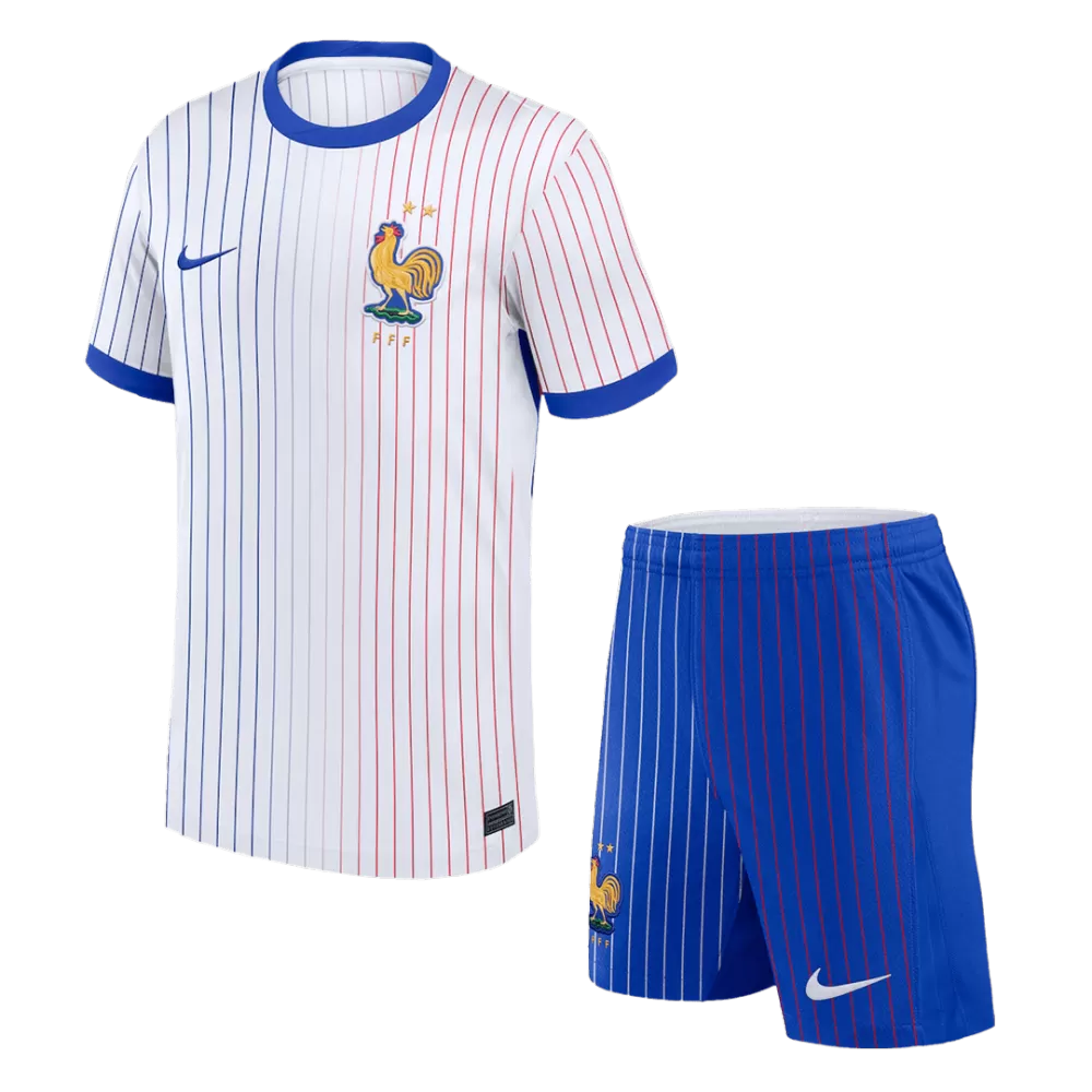 Tenue extérieure de l'équipe de France de football (maillot + short) Euro