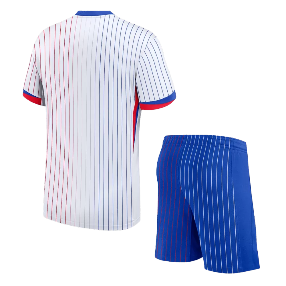Tenue extérieure de l'équipe de France de football (maillot + short) Euro