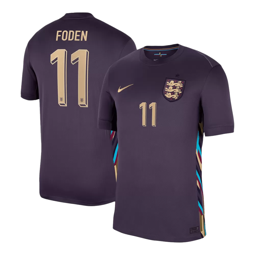 FODEN #11 Maillot de football à l'extérieur de l'Angleterre Euro