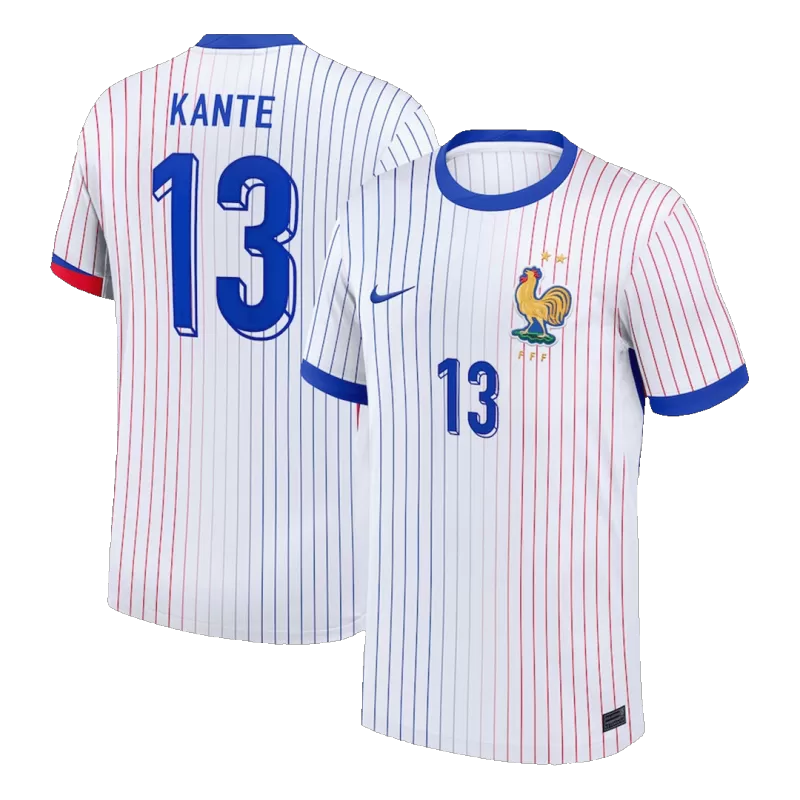 Maillot extérieur de l'équipe de France de Kanté n°13 Euro