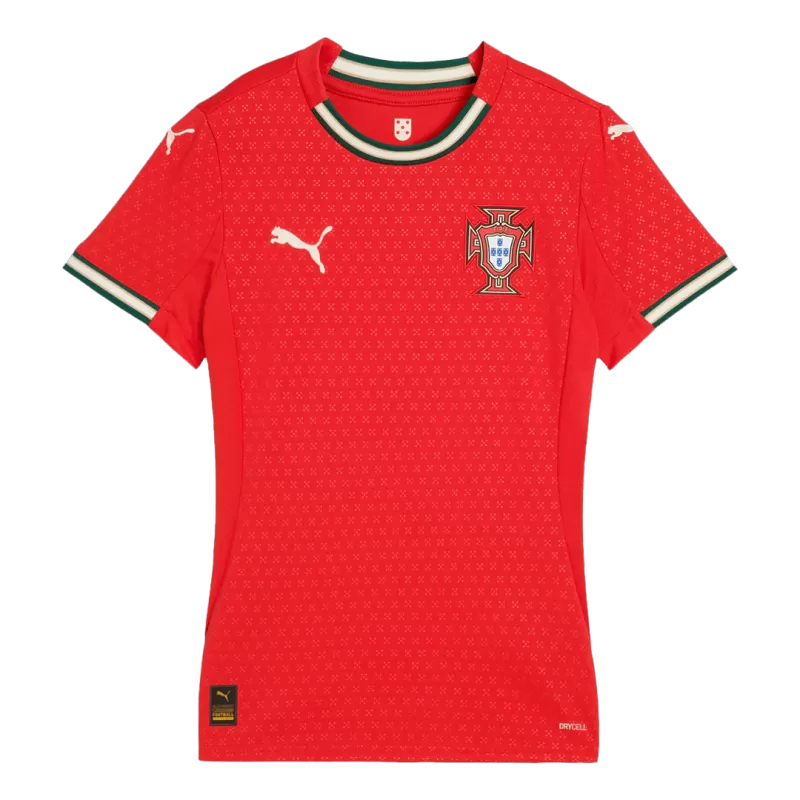 Maillot domicile de l'équipe féminine du Portugal 2025
