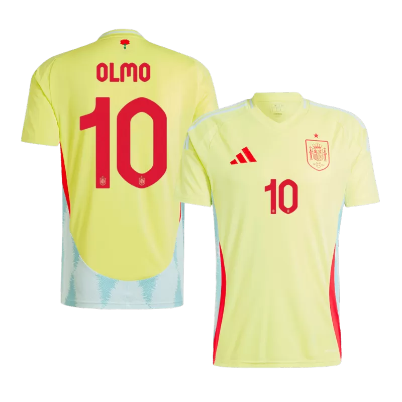 Maillot extérieur de football OLMO n°10 Espagne Euro