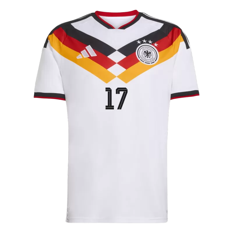Maillot domicile de football de l'Allemagne WIRTZ n° 17 2026