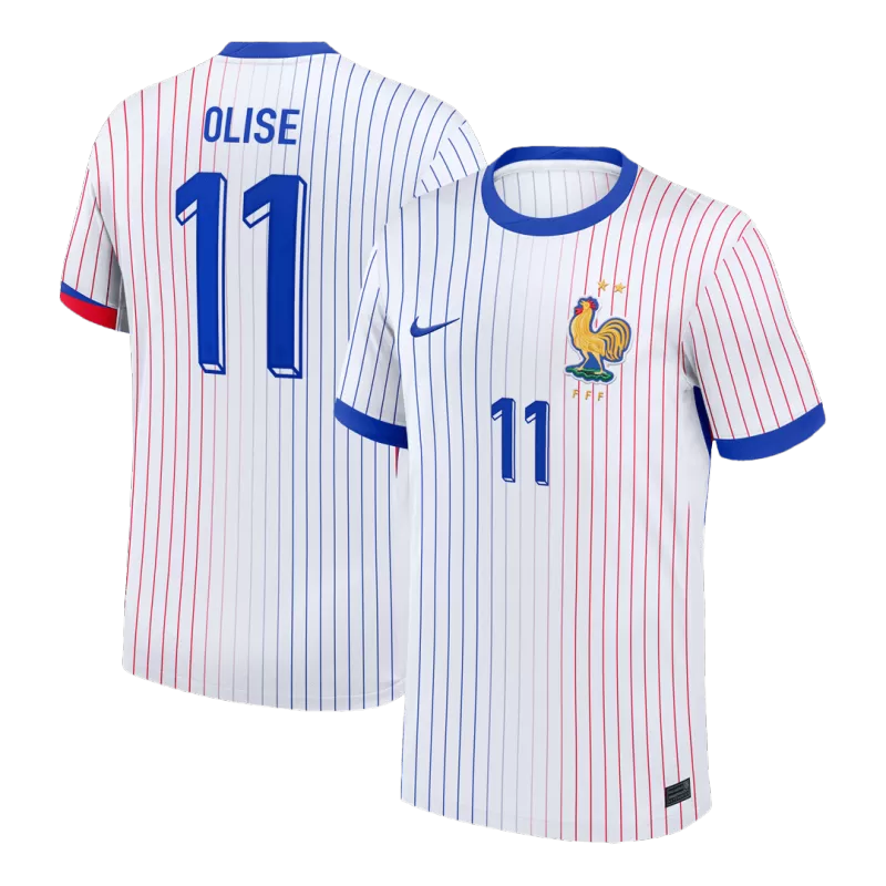 Maillot de football extérieur de l'équipe de France d'Olise n°11