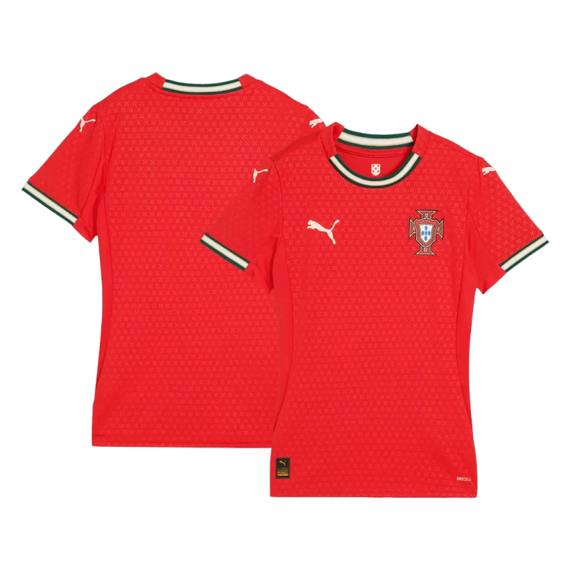Maillot domicile de l'équipe féminine du Portugal 2025