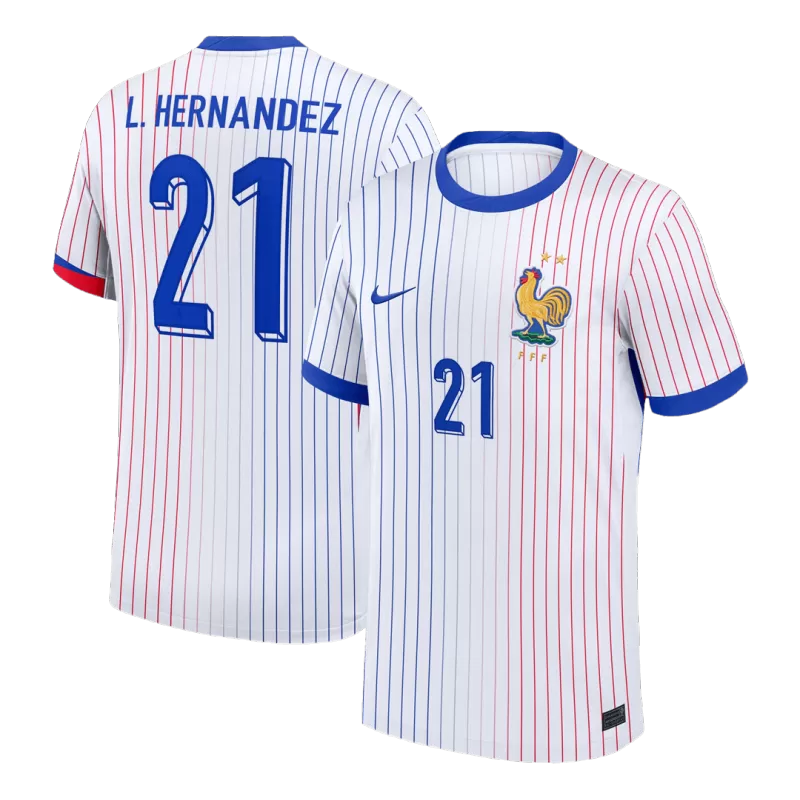 L.HERNANDEZ #21 Maillot extérieur de l'équipe de France